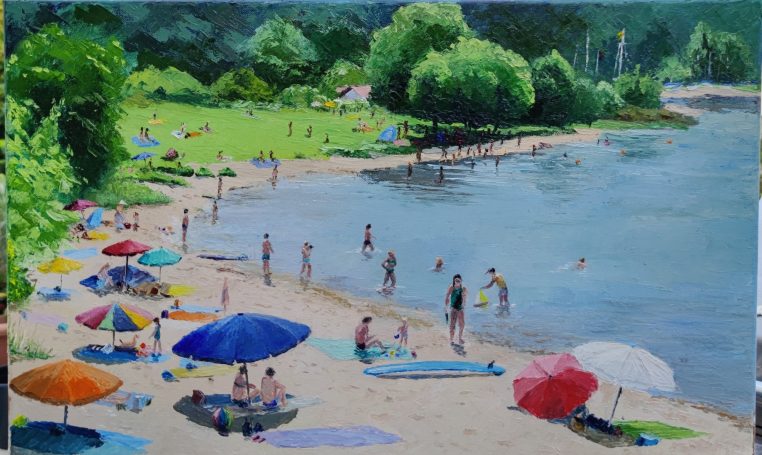 Eric Rothengatter "Badetag am Epplesee"