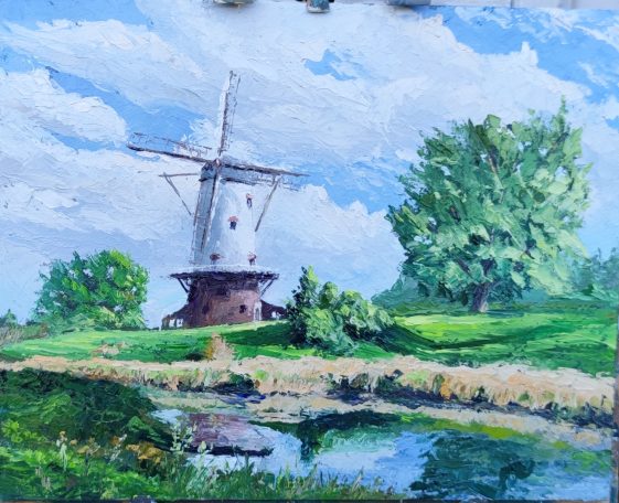 Windmühle in Veere (NL) / verkauft Eric Rothengatter "Windmühle in Veere (NL)"